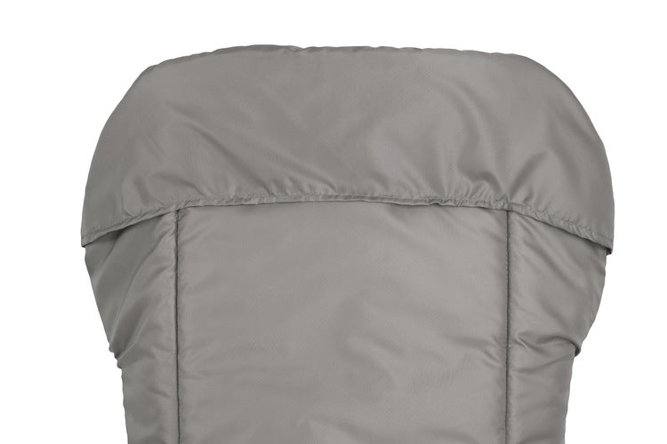 Sensillo gewatteerde voetenzak 95 x 40 cm, waterafstotend met fleece voering Grijs