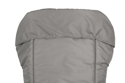 Sensillo gewatteerde voetenzak 95 x 40 cm, waterafstotend met fleece voering Grijs