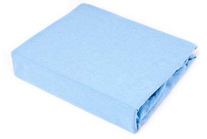 Sensillo jersey hoeslaken 120 x 60 cm Blauw