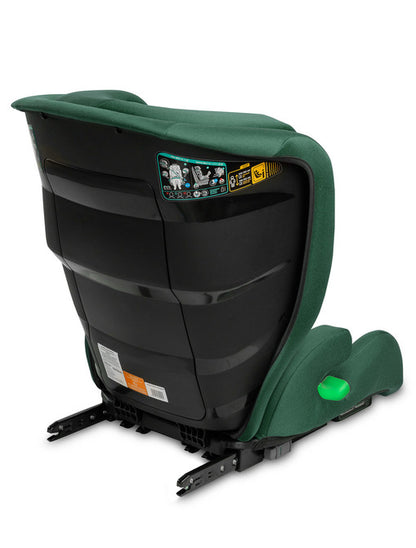 Caretero Nimbus i-Size autostoel 100-150 cm, 4-12 jaar, ISOFIX, 2-in-1 Donkergroen