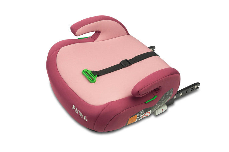 Caretero Puma i-Size zitverhoger 125-150 cm met ISOFIX Oudroze