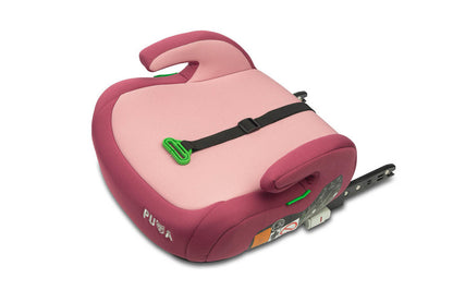 Caretero Puma i-Size zitverhoger 125-150 cm met ISOFIX Oudroze