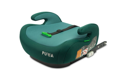Caretero Puma i-Size zitverhoger 125-150 cm met ISOFIX Smaragdgroen
