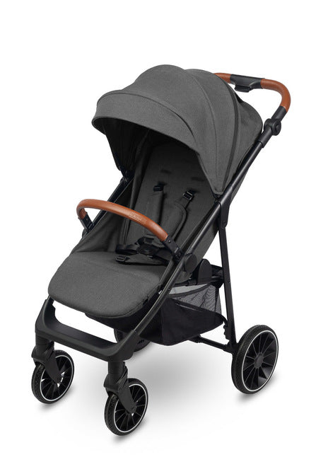 Caretero Elma buggy 0-4 jaar, met regenhoes en voetenzak Donkergrijs