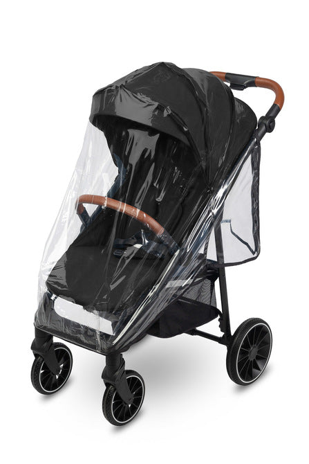 Caretero Elma buggy 0-4 jaar, met regenhoes en voetenzak Zwart