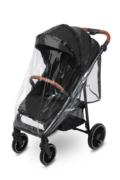 Caretero Elma buggy 0-4 jaar, met regenhoes en voetenzak Zwart