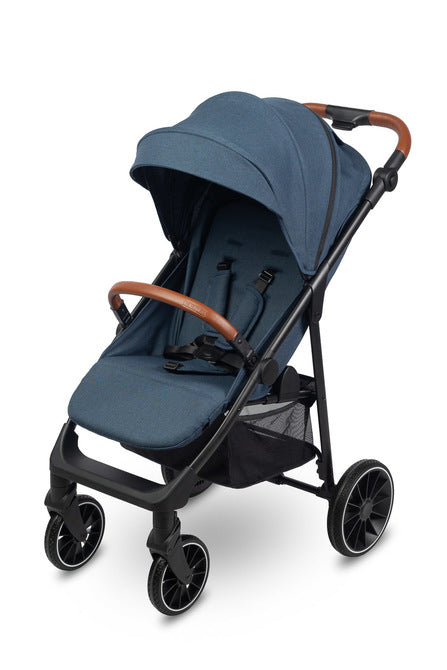 Caretero Elma buggy 0-4 jaar, met regenhoes en voetenzak Jeansblauw