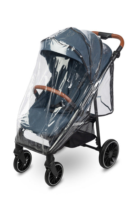 Caretero Elma buggy 0-4 jaar, met regenhoes en voetenzak Jeansblauw