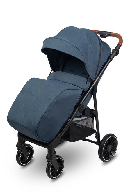 Caretero Elma buggy 0-4 jaar, met regenhoes en voetenzak Jeansblauw