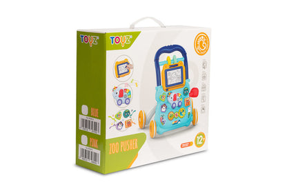 Toyz Zoo interactieve loopwagen met tekenbord en muziek, 12m+ Roze