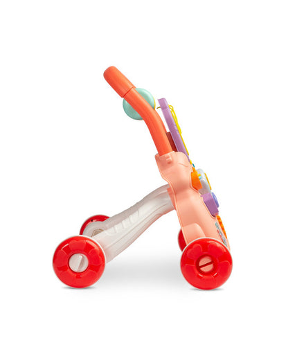 Toyz Zoo interactieve loopwagen met tekenbord en muziek, 12m+ Roze