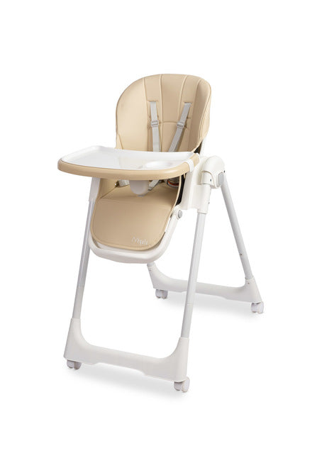 Caretero Megalo kinderstoel 6 maanden - 3 jaar, 9 hoogtestanden, afneembaar dubbel blad Beige