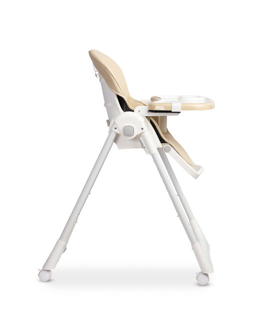 Caretero Megalo kinderstoel 6 maanden - 3 jaar, 9 hoogtestanden, afneembaar dubbel blad Beige