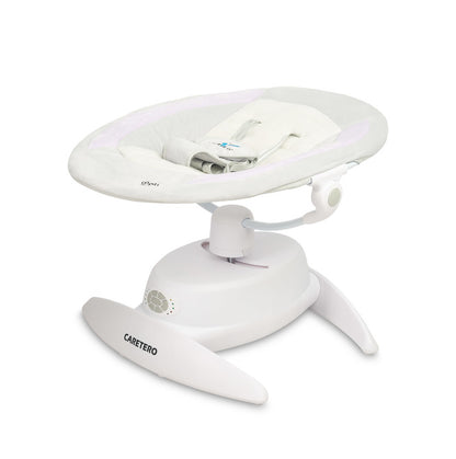Caretero Opti elektrische babyschommel 360° met muskietennet, 0-12 maanden