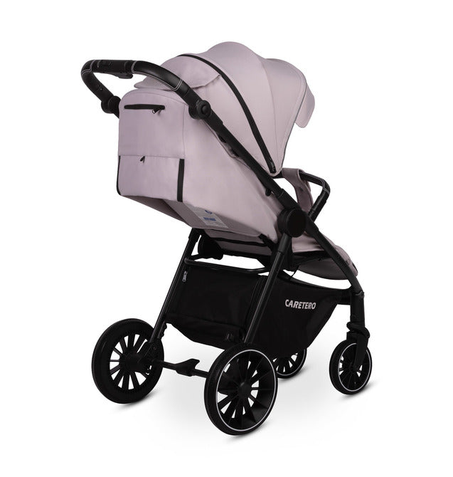 Caretero Agil buggy 0-4 jaar, verstelbare rugleuning en duwstang Smoky