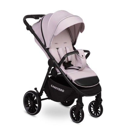 Caretero Agil buggy 0-4 jaar, verstelbare rugleuning en duwstang Smoky
