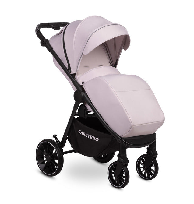 Caretero Agil buggy 0-4 jaar, verstelbare rugleuning en duwstang Smoky