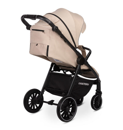 Caretero Agil buggy 0-4 jaar, verstelbare rugleuning en duwstang Latte