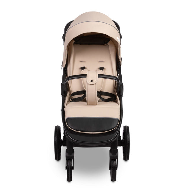 Caretero Agil buggy 0-4 jaar, verstelbare rugleuning en duwstang Latte