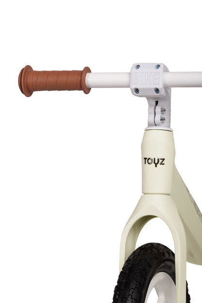 Toyz Inter loopfiets 3-6 jaar met EVA-wielen en verstelbaar zadel Creme