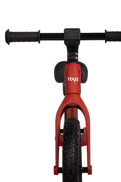 Toyz Exter loopfiets 3-6 jaar met EVA-wielen en verstelbaar zadel Rood