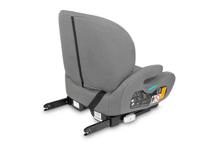 Caretero Irbis i-Size zitverhoger met verstelbare rugleuning 125-150 cm, ISOFIX Grafiet