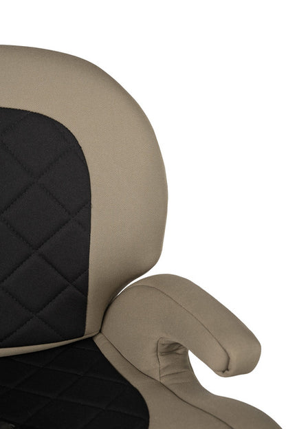 Caretero Irbis i-Size zitverhoger met verstelbare rugleuning 125-150 cm, ISOFIX Beige