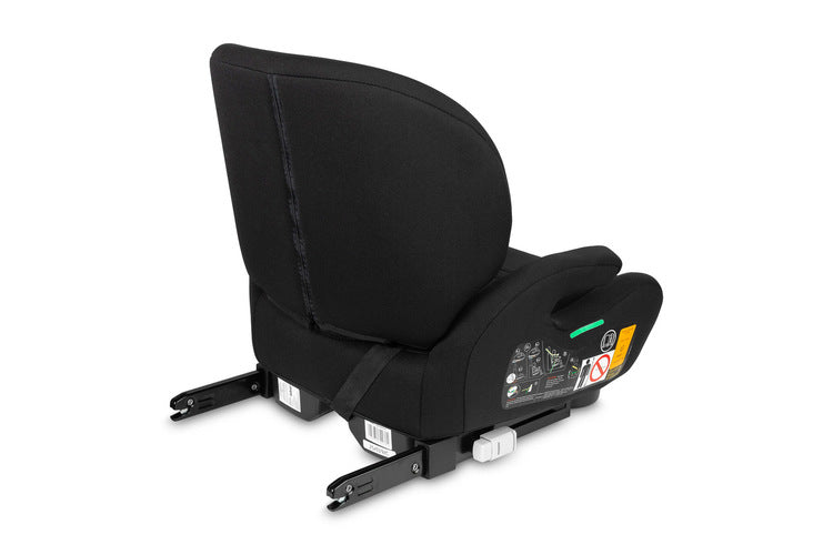 Caretero Irbis i-Size zitverhoger met verstelbare rugleuning 125-150 cm, ISOFIX Zwart