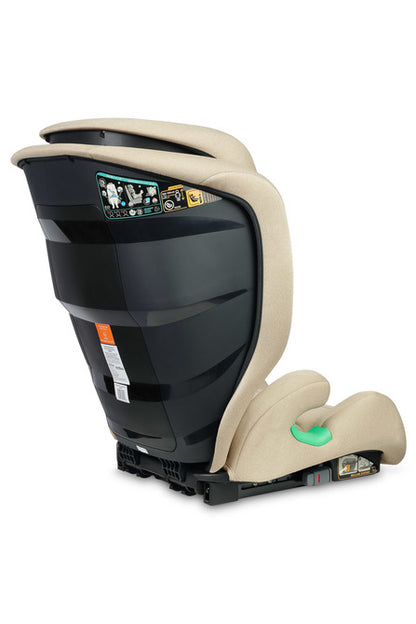 Caretero Nimbus i-Size autostoel 100-150 cm, 4-12 jaar, ISOFIX, 2-in-1 Camel