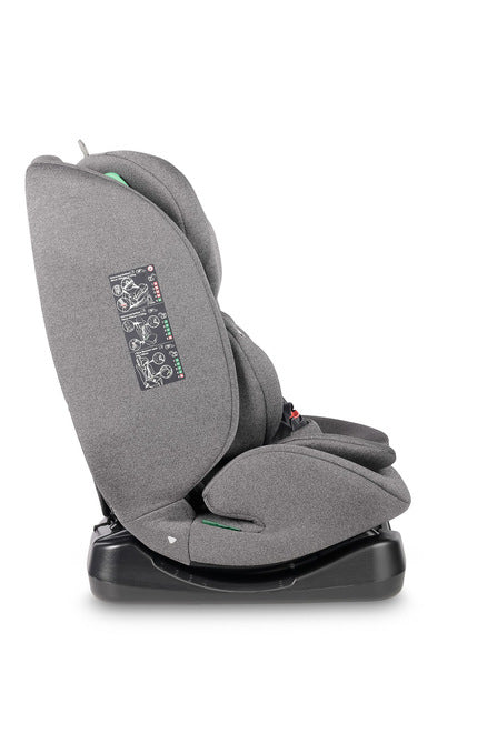 Caretero Mundi i-Size autostoel 40-150 cm, 0-12 jaar, tegen en met de rijrichting Grijs
