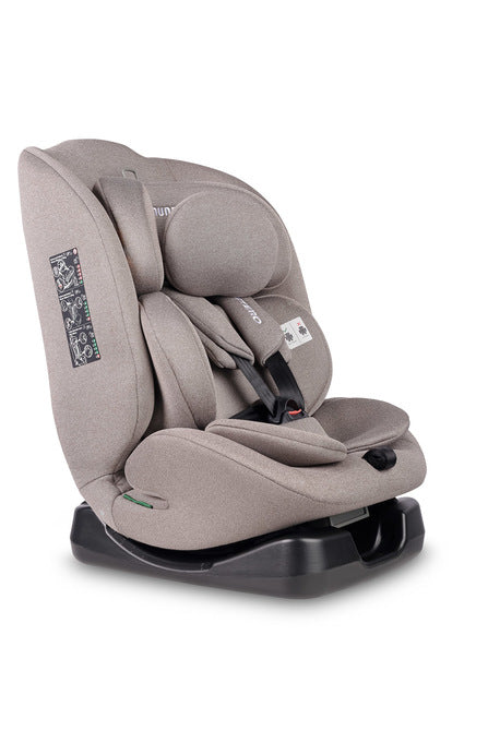 Caretero Mundi i-Size autostoel 40-150 cm, 0-12 jaar, tegen en met de rijrichting Beige