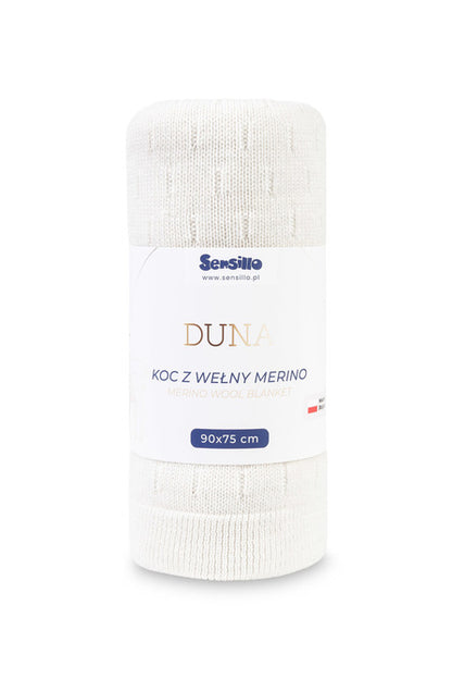 Sensillo babydeken 100% merinowol 90 x 75 cm, Duna reliëf Creme