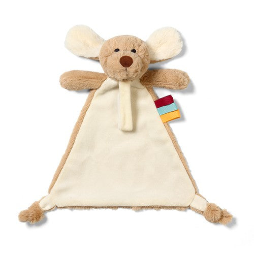 Knuffel Hondje Willy met speenhouder