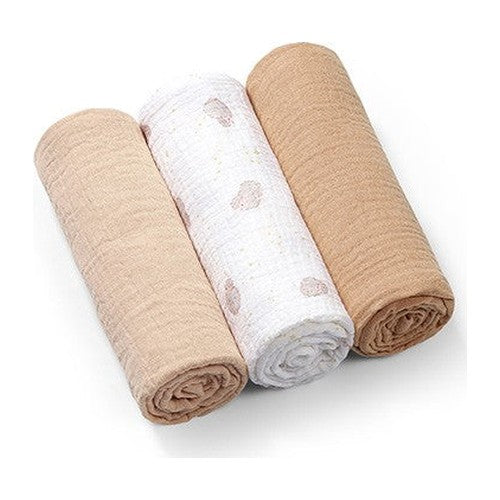 Hydrofiele doeken crinkle, Beige