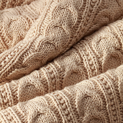 BabyOno 1657 – Warme katoen­deken met sherpa voering – 75×100 cm – Herfst & winter – 0m+