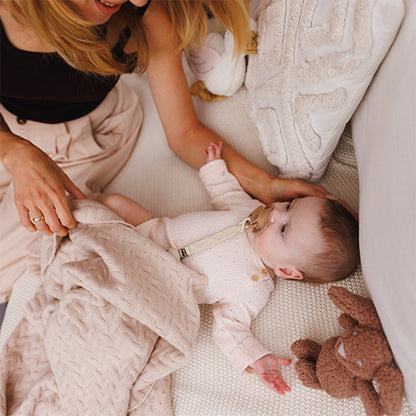 BabyOno 1648/01 – Merino wollen babydeken – 100% natuurlijke merinowol – 75×100 cm – 0m+