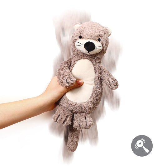 BabyOno 737 – Knuffel OTTER MAGGIE met rammelaar – 0m+