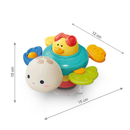 BabyOno 1584 – Sensory speelgoed met zuignap TURTLE – 6m+