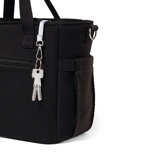Babyono CARMEN luiertas voor kinderwagen – zwarte mommy bag met verschoonmat – 9 vakken – stijlvolle verzorgingstas