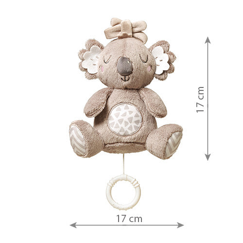 KOALA COCO muziekmobiel – muzikale knuffel koala voor baby – hanger voor kinderwagen en bedje – 17 x 17 cm