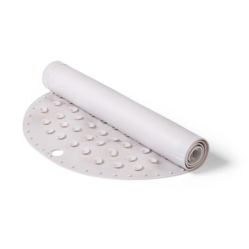 Babyono antislip badmat 55x35 cm – badmat voor babybad en douche – wit – BPA vrij