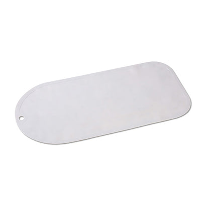 Antislip badmat 55x35 cm – badmat voor babybad en douche – wit – BPA vrij