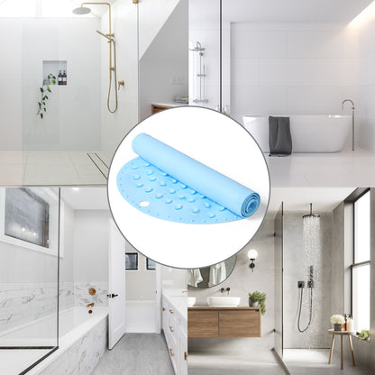 Antislip badmat 55x35 cm – badmat voor babybad en douche – wit – BPA vrij