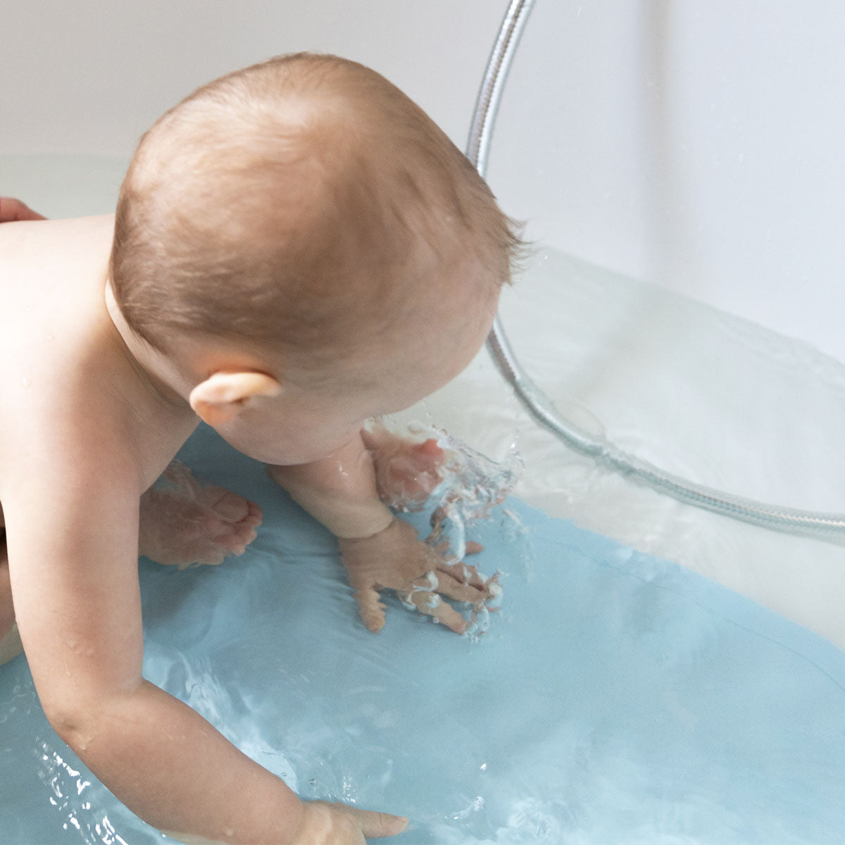 Antislip badmat 55x35 cm – badmat voor babybad en douche – wit – BPA vrij