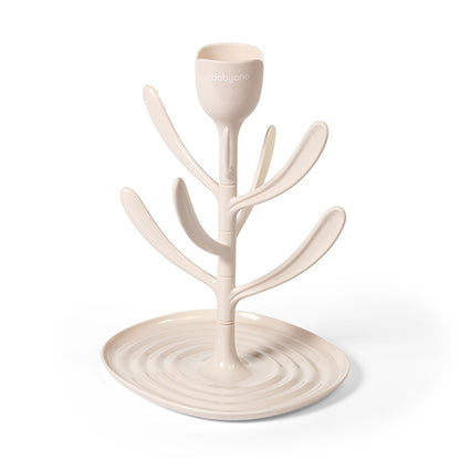 TULIP flessenrek – flessendroogrek voor babyflessen en spenen – BPA vrij – beige