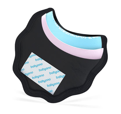 SLIM zoogcompressen 24 stuks – ultra dunne borstcompressen – zwart – disposable breast pads