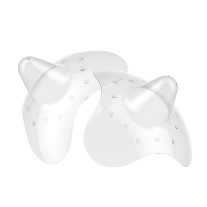 Siliconen tepelhoedjes 21 mm – nipple shields voor borstvoeding – 2 stuks met bewaardoosje