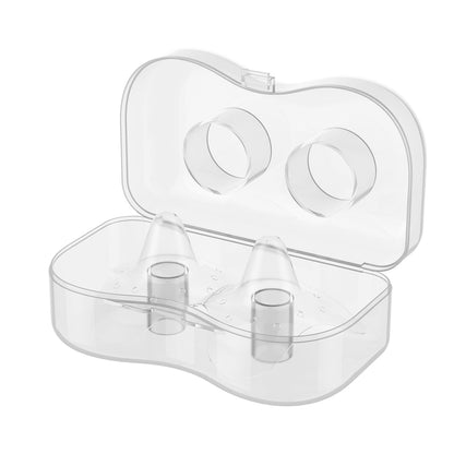 Siliconen tepelhoedjes 21 mm – nipple shields voor borstvoeding – 2 stuks met bewaardoosje