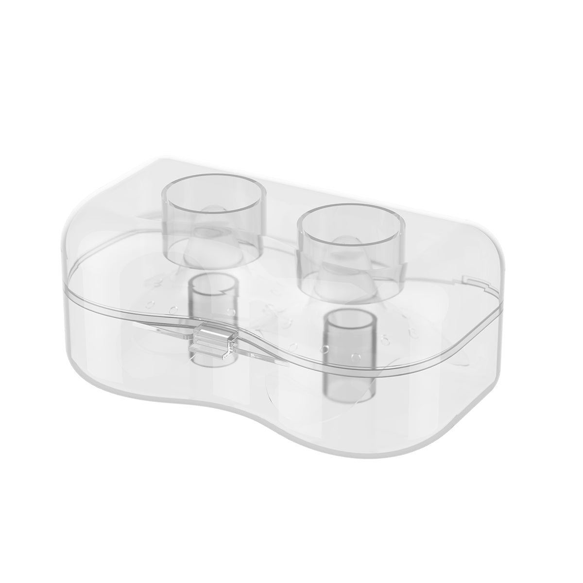 Siliconen tepelhoedjes 21 mm – nipple shields voor borstvoeding – 2 stuks met bewaardoosje