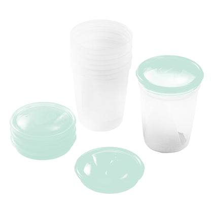 BabyOno Bewaarcontainers voor Moedermelk met Tuit – 4 stuks (200 ml)